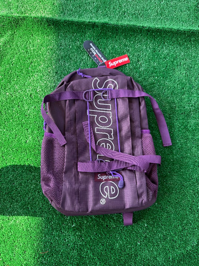 Purple Backpack #Supreme